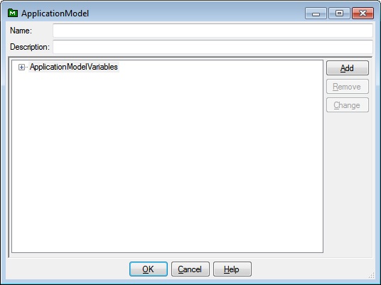 ApplicationModel Dialog Graphic