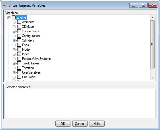 Variable Selection Dialog Graphic