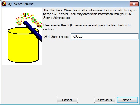 DbWizard Database SQL Server Name Graphic